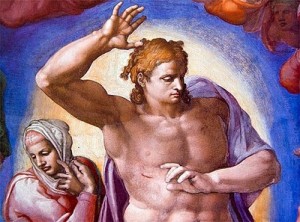 Giudizio Universale, Michelangelo (part.)