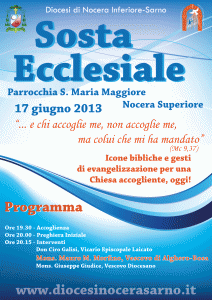 Locandina Sosta Ecclesiale 2013